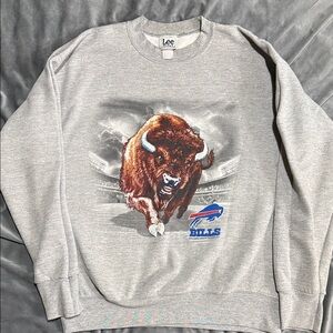 2001 Buffalo Bills Lightening Crewneck
